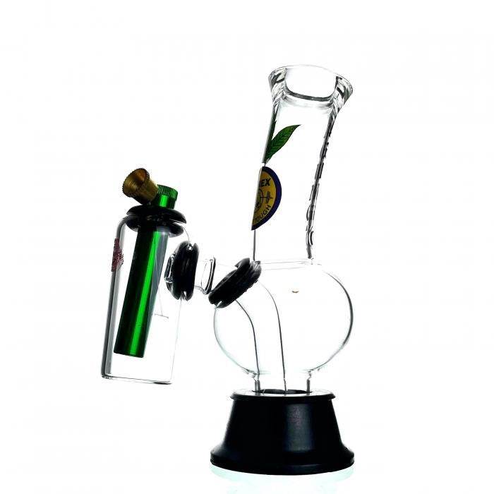 Agung Double Chamber Glass Bong 20cm - Bong Empire