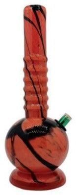 3G Red And Black Glass Bong 30cm - Best Bongs And More