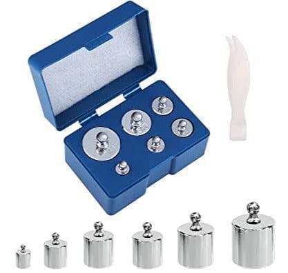6 Piece 200 Grams Precision Calibration Scales Weight Set - Best Bongs And More