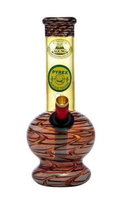 Agung Gold Fume Glass Bong 20cm - Best Bongs And More