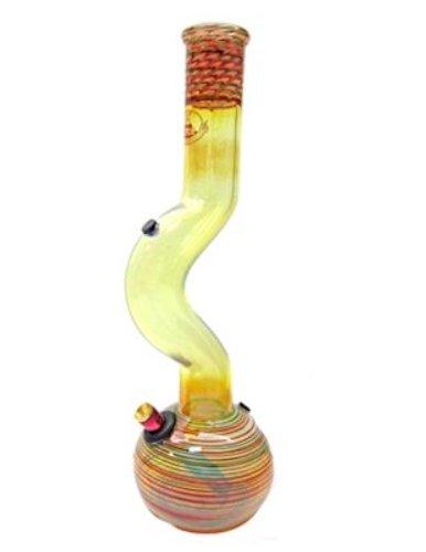 Agung Gold Fume Glass Bong 35cm - Best Bongs And More
