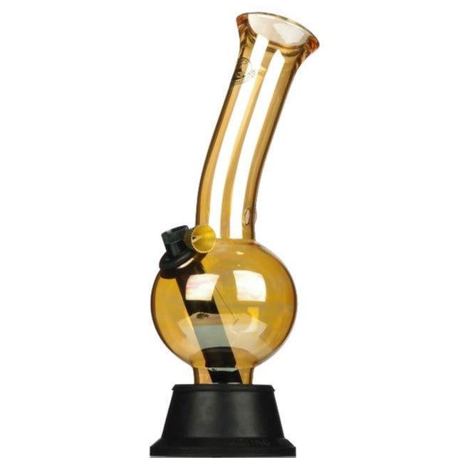 Agung Lustre Gold Glass Bong 25cm - Best Bongs And More