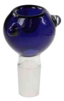 Blue Glass Cone Piece 19mm - Best Bongs And More