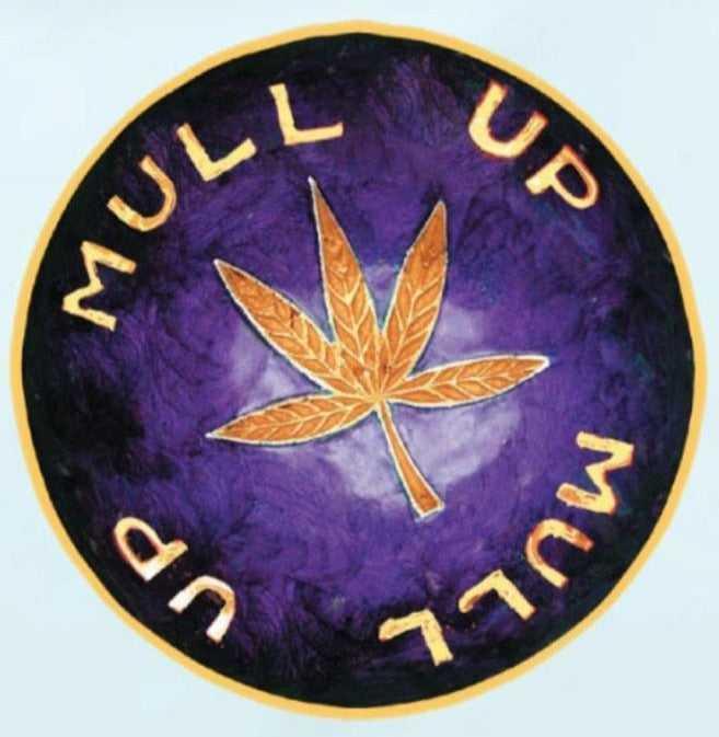Brass Leaf Mull Up Purple Mull Chop Bowl - Best Bongs And More