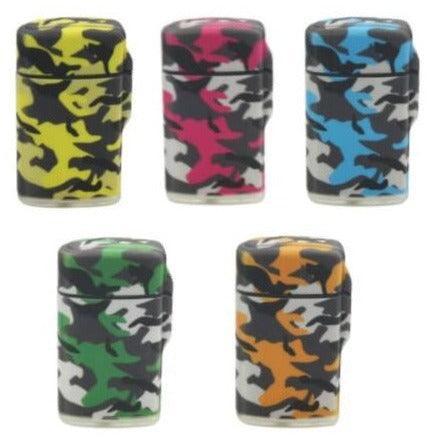 Camouflage Refillable Jet Lighter - Best Bongs And More
