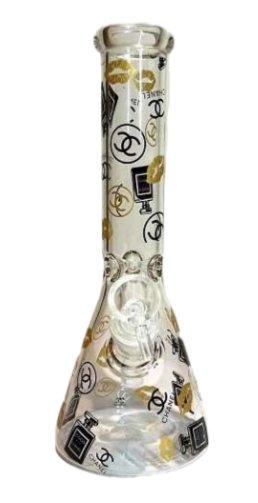 Chanel Beaker Glass Bong 28cm - Best Bongs And More