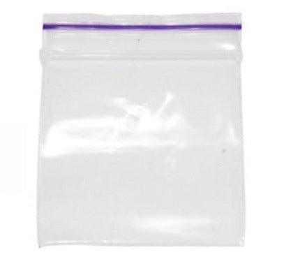 Clear Resealable Satchel Bags 4 x 4cm 100 Pack - Best Bongs And More