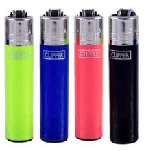 Load image into Gallery viewer, Clipper Large Solid Colour Refillable Lighters 4-8 Pack - Best Bongs And More
