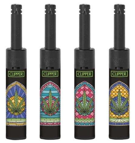 Clipper Tube Sacred Weed Refillable Lighters 4 Pack - Best Bongs And More