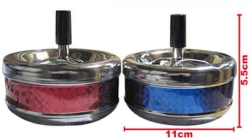 Coloured Metal Spinning Ashtrays - Best Bongs And More