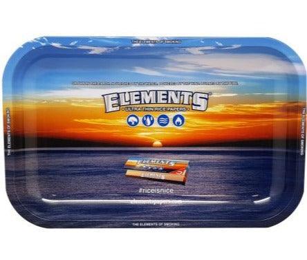 Elements Metal Rolling Tray 27.5cm x 17.5cm - Best Bongs And More
