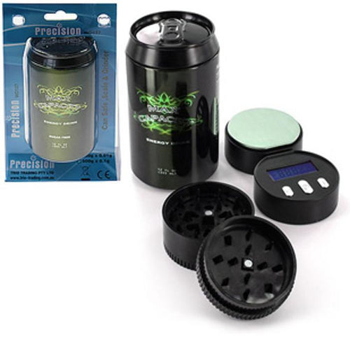 Energy Drink Stash Can Grinder And Scales - Best Bongs And More