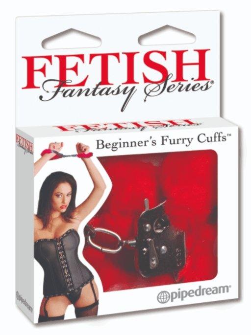 Fetish Fantasy Series Red Furry Cuffs - Best Bongs And More