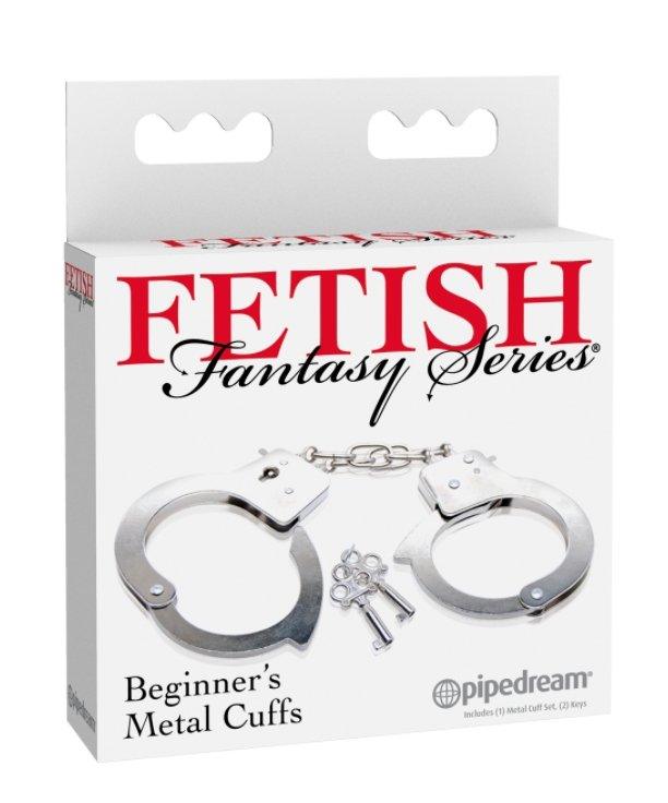 Fetish Fantasy Series Silver Metal Cuffs - Best Bongs And More
