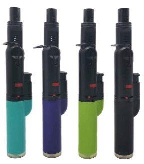 Fluro Adjustable Head Refillable Blow Torch Jet Lighter - Best Bongs And More