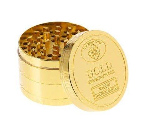 Gold Bar 3 Layer Grinder - Best Bongs And More