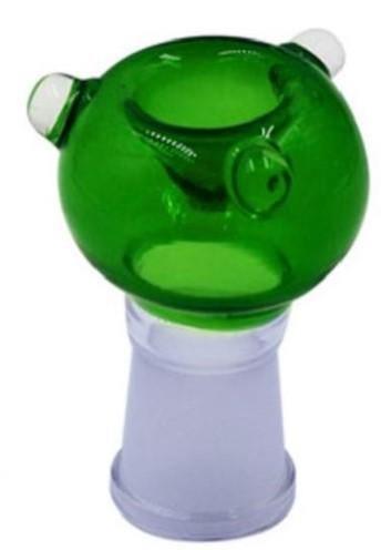 Green Slip Over Glass Cone Piece 14mm - Best Bongs And More