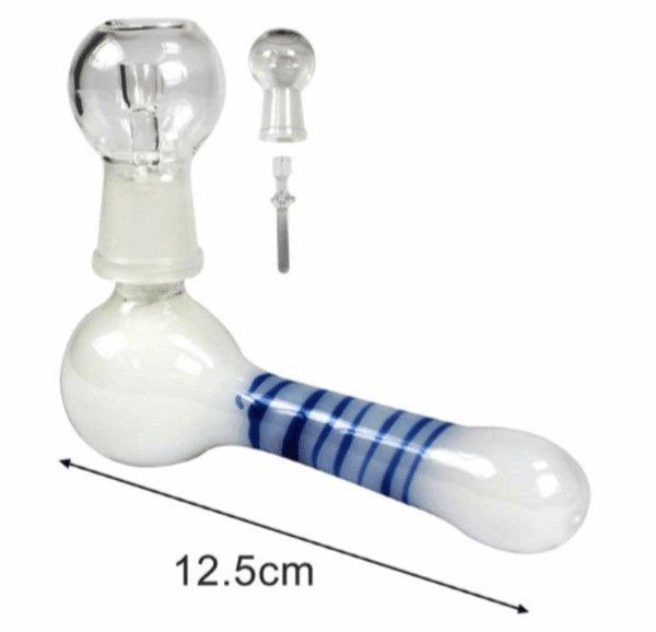 Herbal Wax Oil Dab Glass Pipe 12.5cm - Best Bongs And More