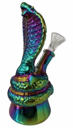 Holographic Python Glass Bong 16cm - Best Bongs And More