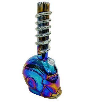 Large Iron Man Glass Bong 30cm - Best Bongs And More