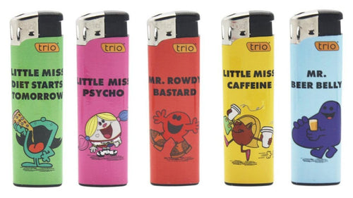 Misters Design Lighters 5 Pack - Best Bongs And More