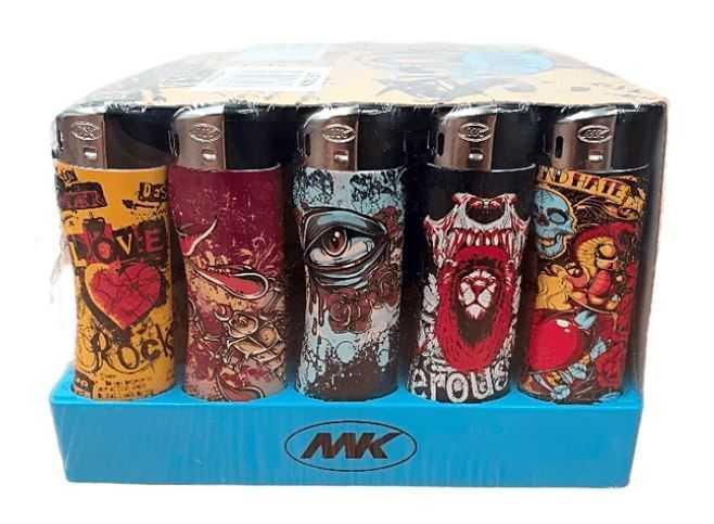 MK Love Rocks Refillable Lighters 5 Pack - Best Bongs And More