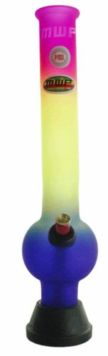 MWP Extra Large Rainbow Glass Bong 35cm - Best Bongs And More