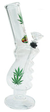 Load image into Gallery viewer, MWP Large Leaf Gripper Glass Bong 31cm - Best Bongs And More
