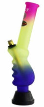 Load image into Gallery viewer, MWP Large Rainbow Gripper Glass Bong 30cm - Best Bongs And More
