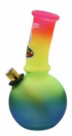 MWP Rainbow Bubble Glass Bong 14cm - Best Bongs And More