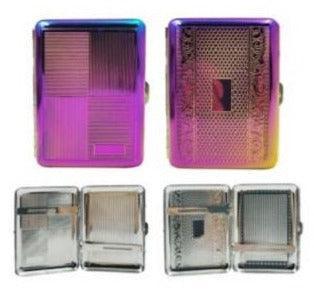 Rainbow Textured Cigarette Hard Case Tobacco Storage - Best Bongs And More