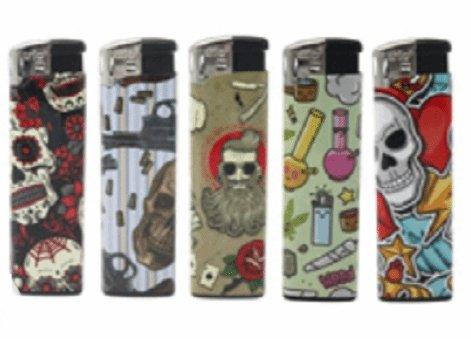 Rebel Design Lighters 5 Pack - Best Bongs And More