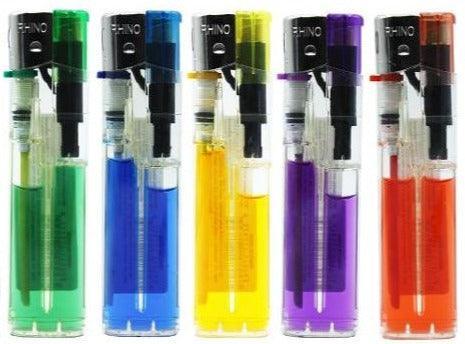 Rhino Coloured Lighters 5 Pack - Best Bongs And More