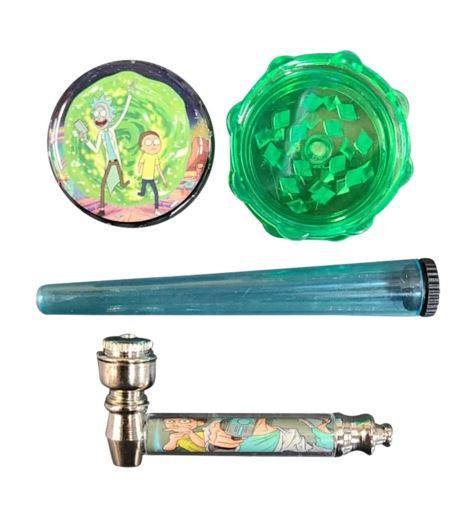 Rick And Morty 4 Piece Package - Best Bongs And More