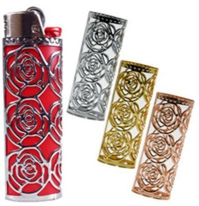 Rose Lighter Cases 4 Pack - Best Bongs And More