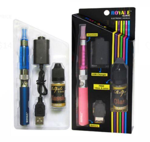 Royale Rechargeable E-Vapour Kit Includes E-Juice + More - Best Bongs And More