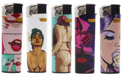Sexy Ladies Design Lighters 5 Pack - Best Bongs And More
