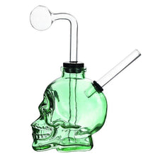 Load image into Gallery viewer, Skull Bubbler Glass Pipe 11cm - Best Bongs And More
