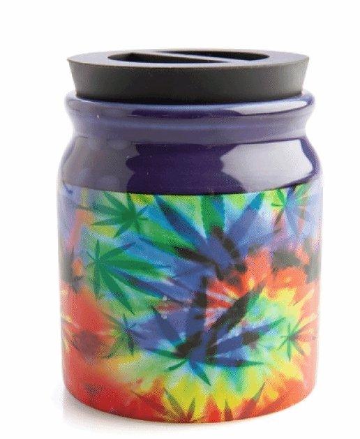Stash It Rainbow Weed Smell Proof Storage Jar - Best Bongs And More