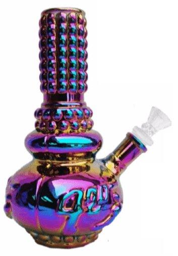 Stone Age 420 Rainbow Glass Bong 23cm - Best Bongs And More