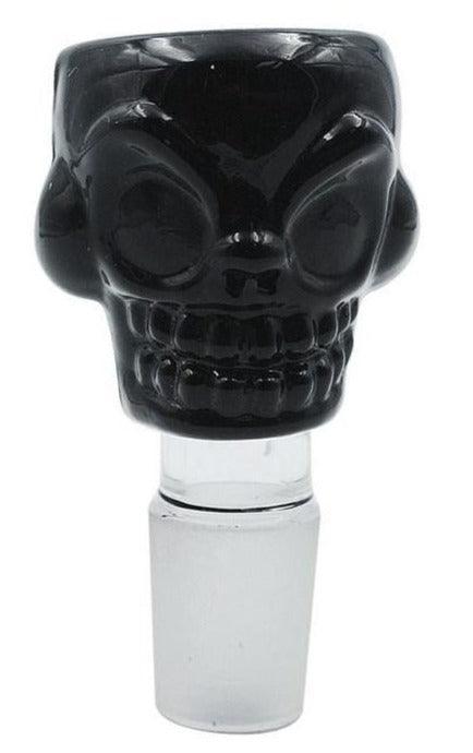 Stone Age Black Skull Glass Cone Piece 14mm / 19mm - Best Bongs And More