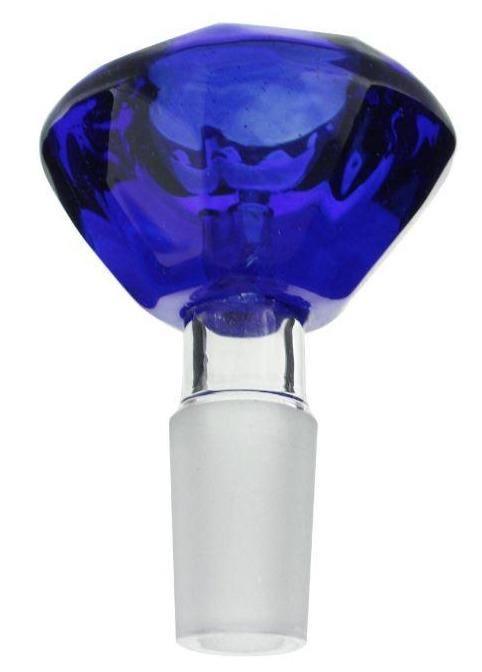 Stone Age Blue Diamond Glass Cone Piece 14mm / 19mm - Best Bongs And More