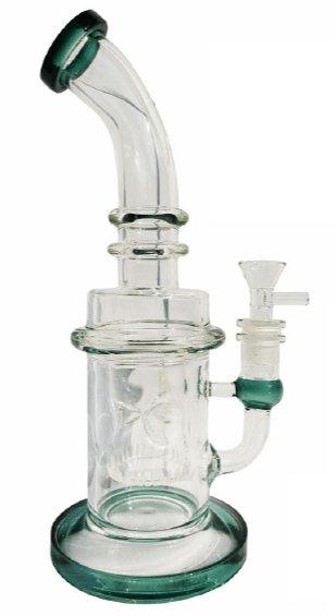 Stone Age Green Percolator Glass Bong 28cm - Best Bongs And More