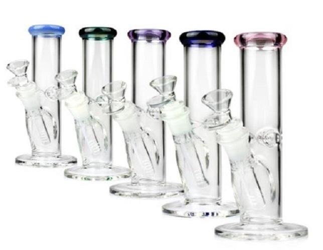 Straight Tube Ice Catcher Diffuser Glass Bong 20cm - Best Bongs And More