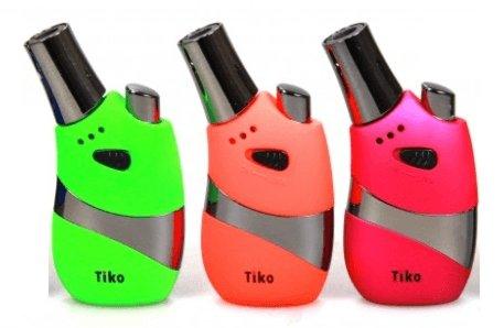 Tiko Coloured Refillable Blow Torch Jet Lighter - Best Bongs And More