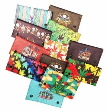 Various Designs Tobacco Pouch Storage (Holds 25 Grams) - Best Bongs And More